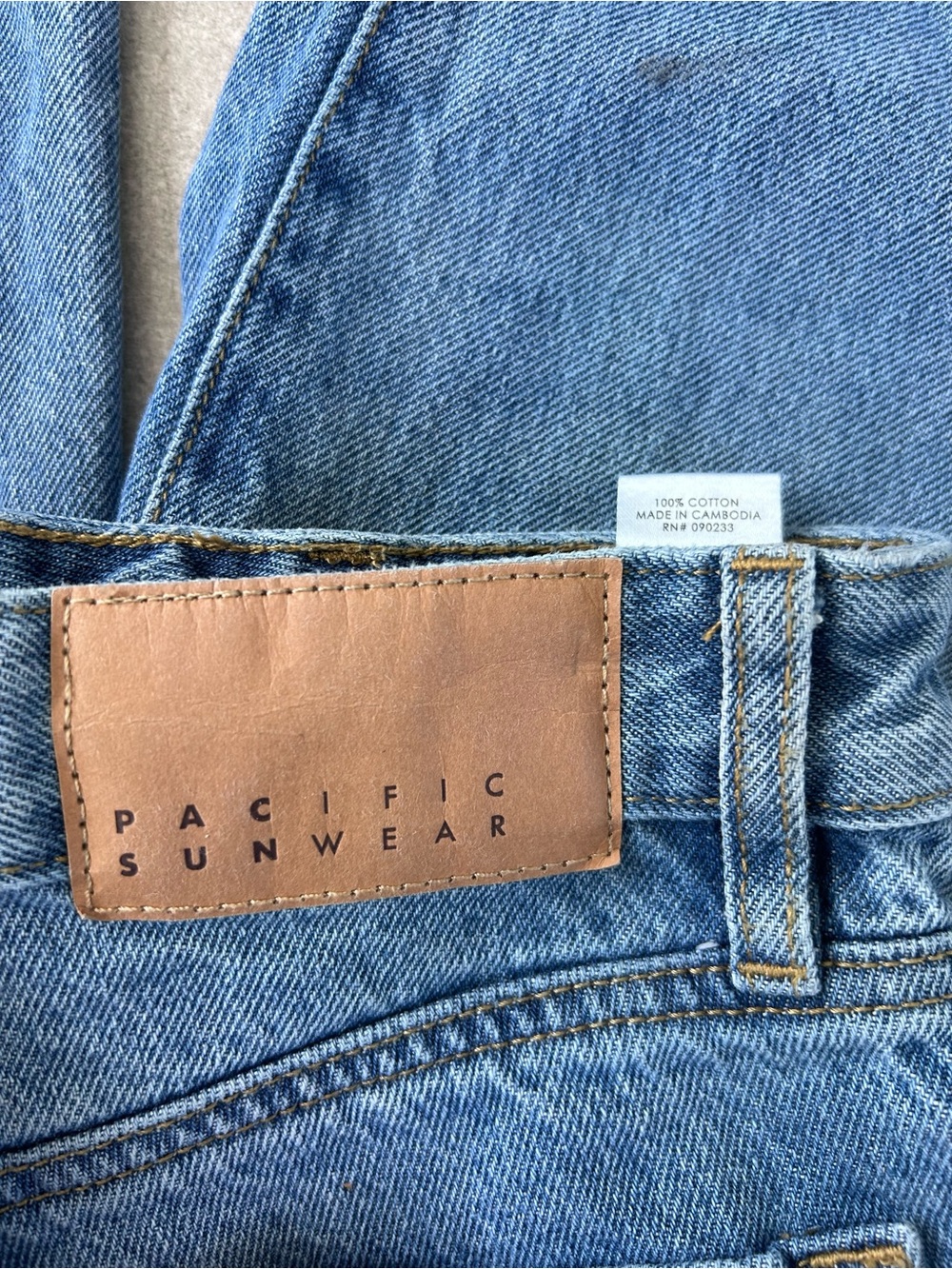 PacSun Blue Wide Leg Flare Jeans - Picture 5 of 7